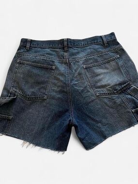 Northwest Blue Dark Wash Denim Cutoff Shorts
